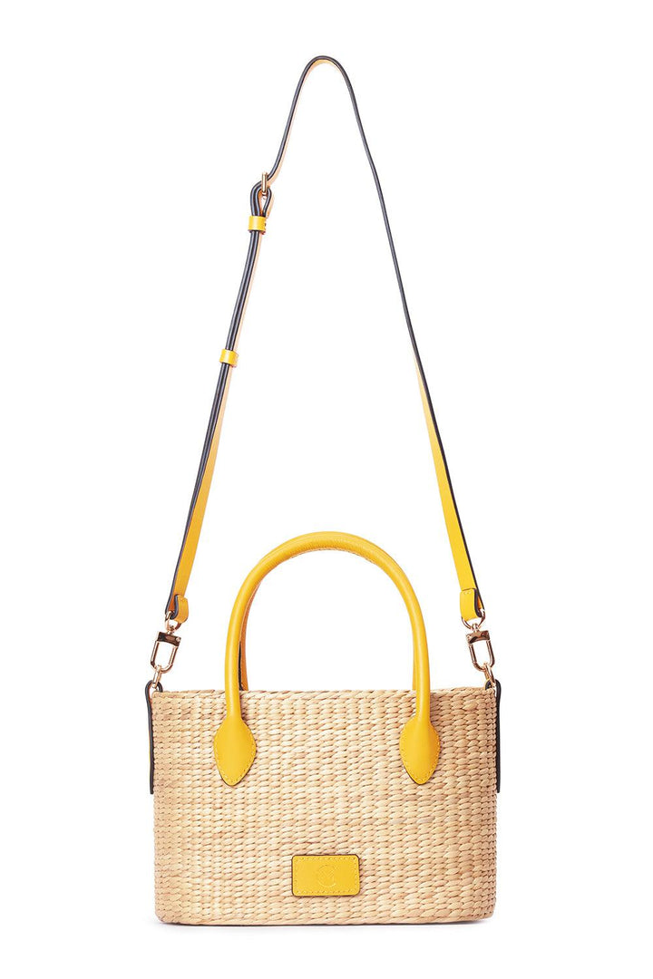 Ashima Zipper Water Hyacinth Fiber Bag - MEAN BLVD