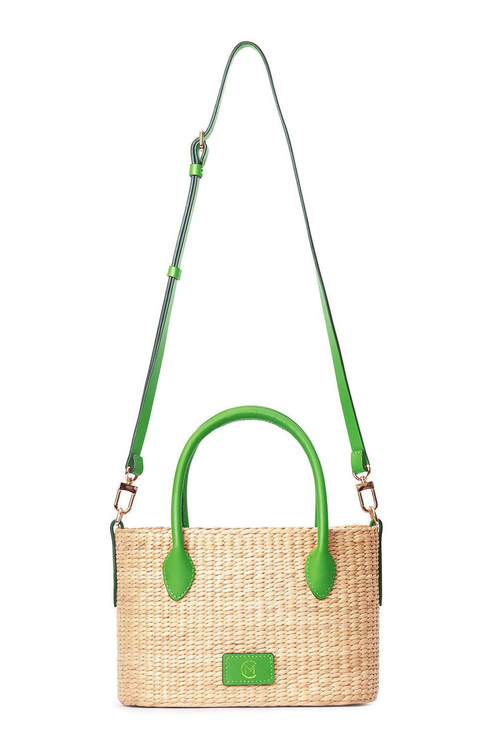 Ashima Zipper Water Hyacinth Fiber Bag - MEAN BLVD