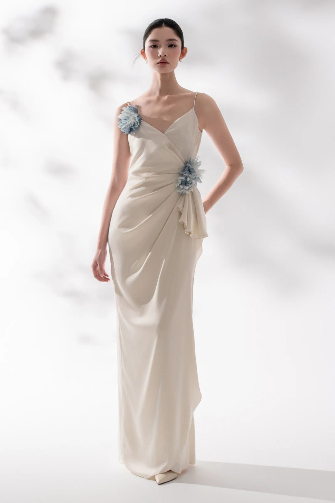 Aster Floral Applique Maxi Dress - MEAN BLVD