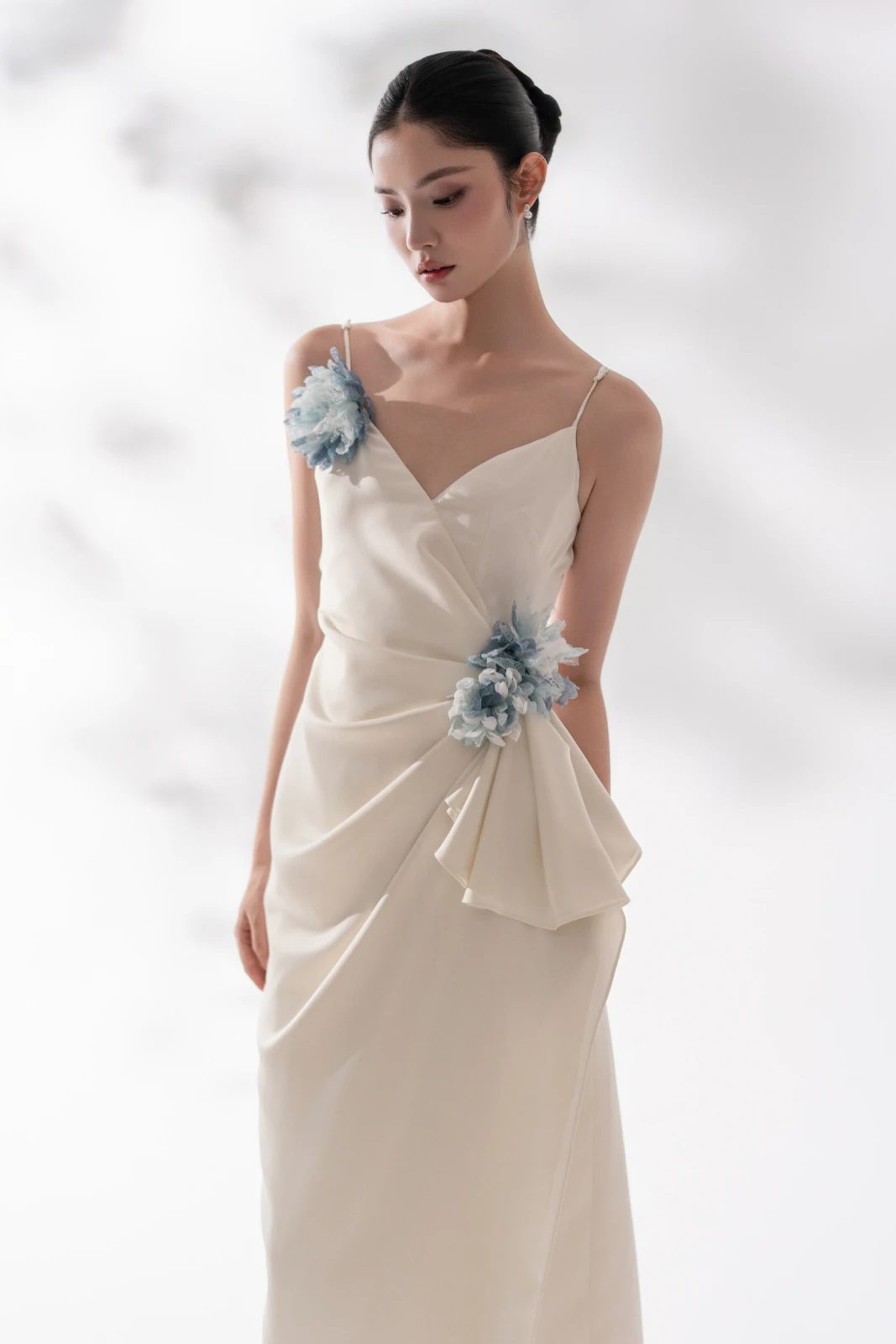 Aster Floral Applique Maxi Dress - MEAN BLVD