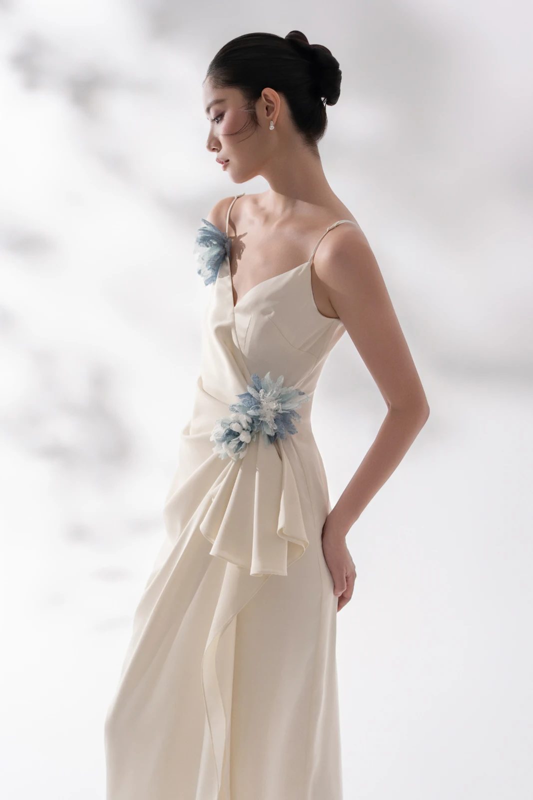 Aster Floral Applique Maxi Dress - MEAN BLVD