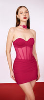 Astra Bodycon Long Sleeved Synthetic Mini Set - MEAN BLVD