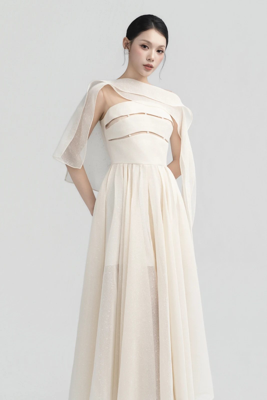Aubade A-line Midi Dress - MEAN BLVD