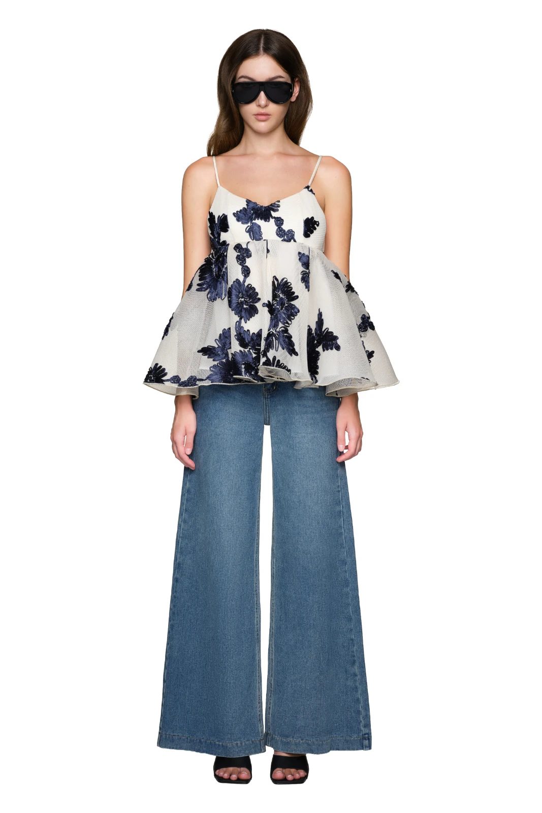 Aurelia Applique Top - MEAN BLVD