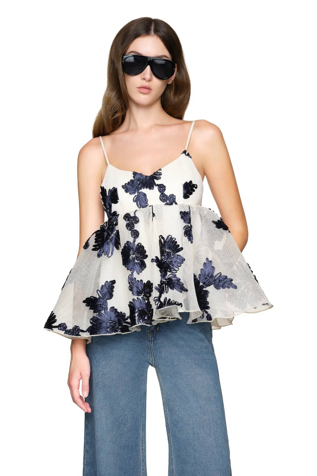 Aurelia Applique Top - MEAN BLVD