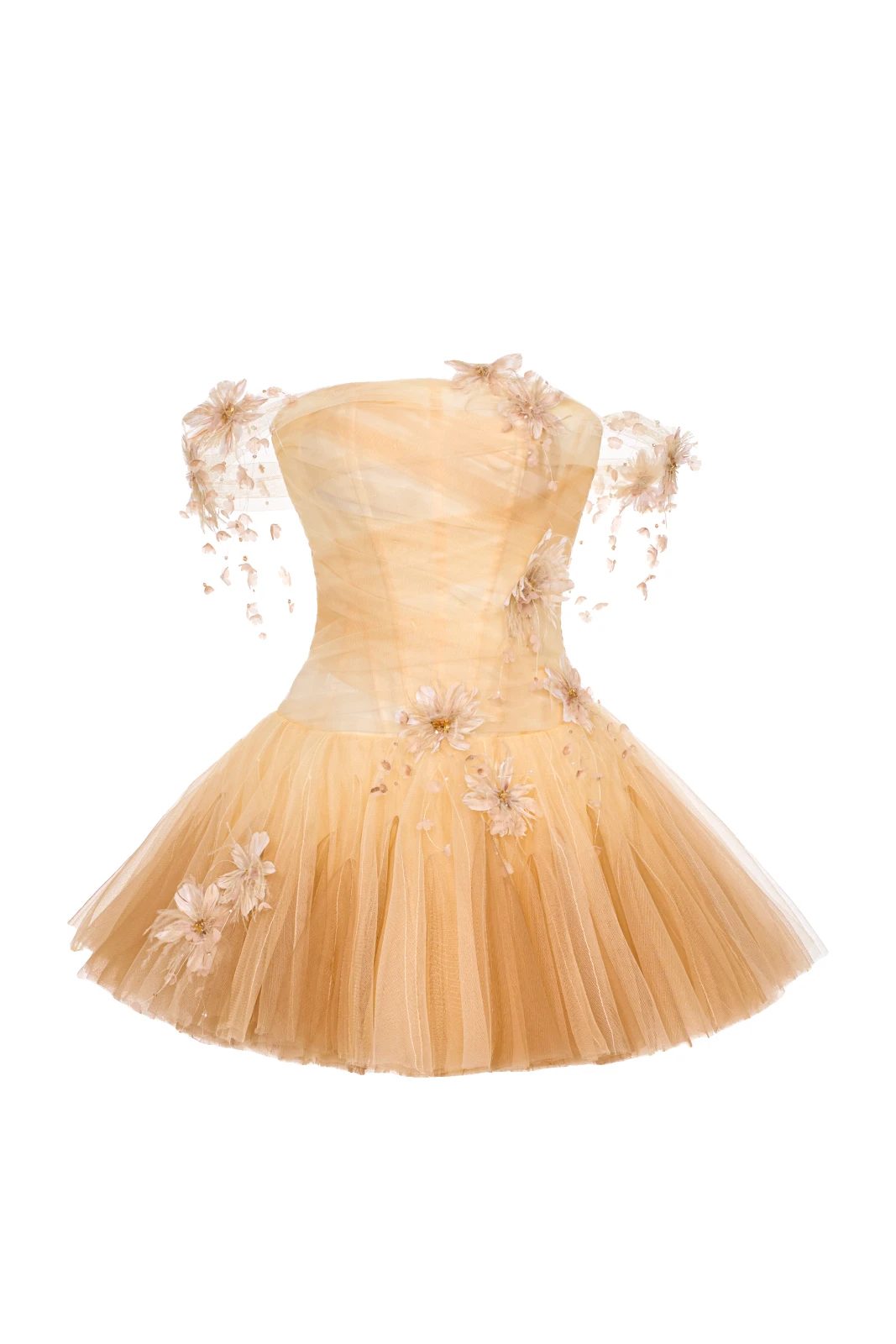 Aureline Floral Applique Mini Dress - MEAN BLVD