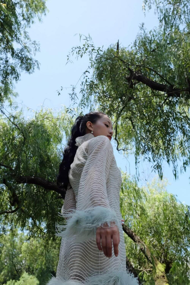 Ava Sheath Flutter Sleeved Lace Mini Dress - MEAN BLVD