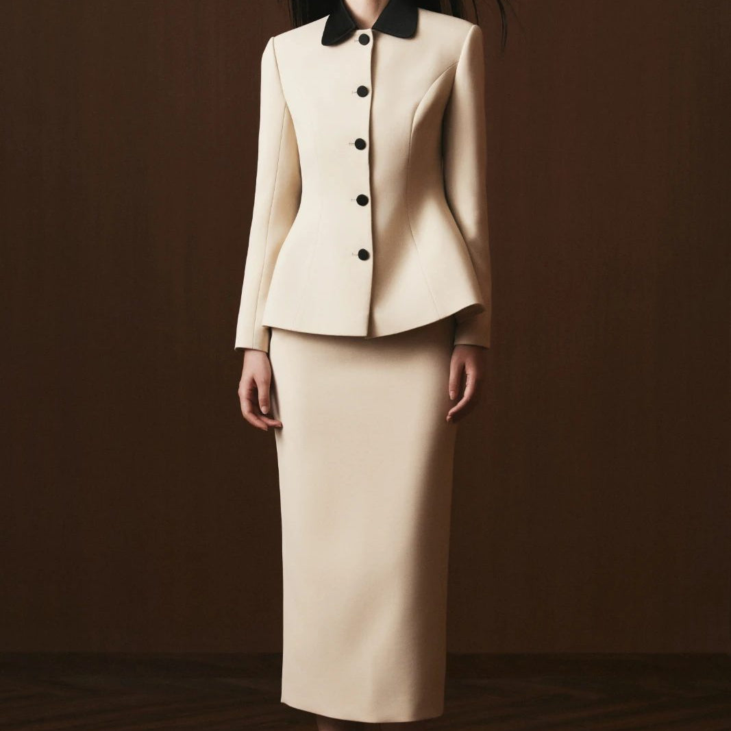 Aveline Peplum Jacket - MEAN BLVD