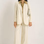 Avery Straight Long Sleeved Polycotton Blazer - MEAN BLVD