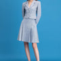 Ayla Cropped Notch Lapel Felt Jacket - MEAN BLVD