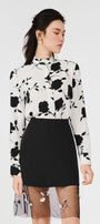 Azalea A-line Layered Rain Cloth Above The Knee Skirt - MEAN BLVD