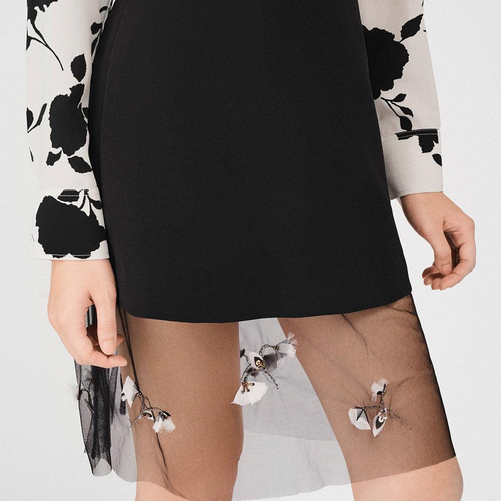 Azalea A-line Layered Rain Cloth Above The Knee Skirt - MEAN BLVD