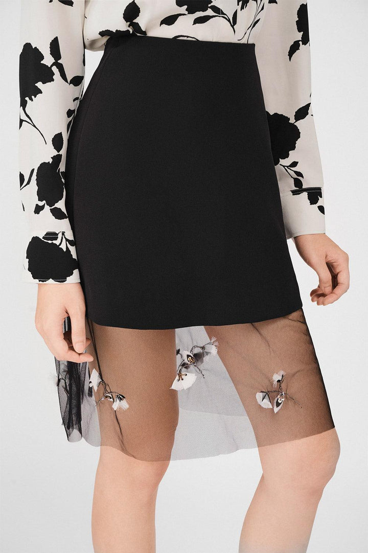 Azalea A-line Layered Rain Cloth Above The Knee Skirt - MEAN BLVD