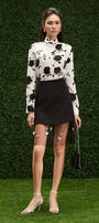 Azalea Straight Band Collar Silk Shirt - MEAN BLVD