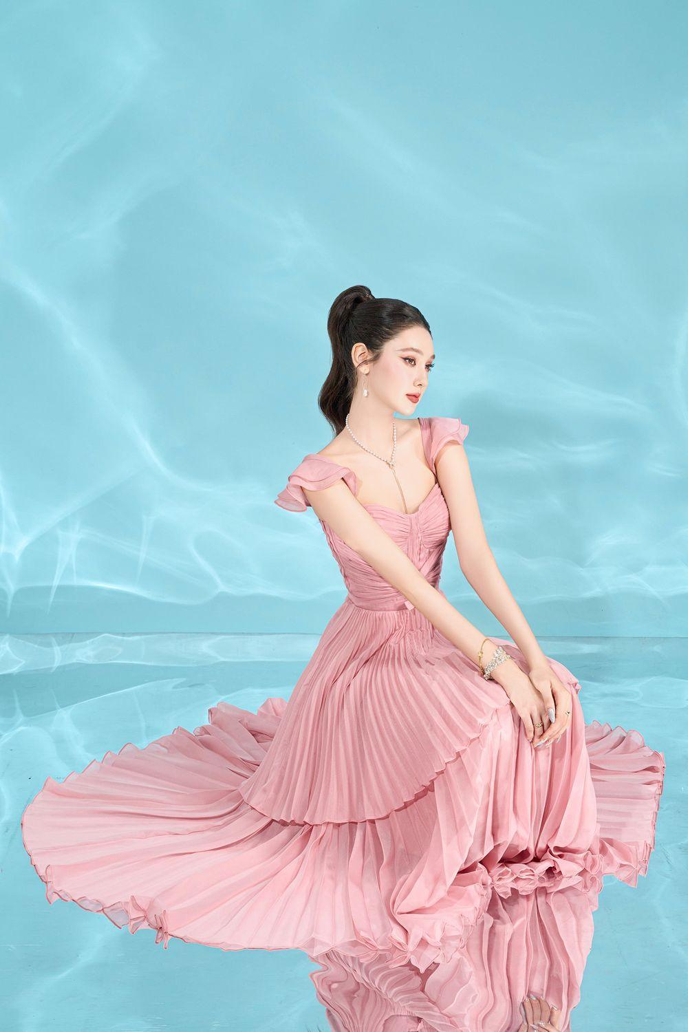 Ballerina A-line Cap Sleeved Silk Ankle Length Dress - MEAN BLVD