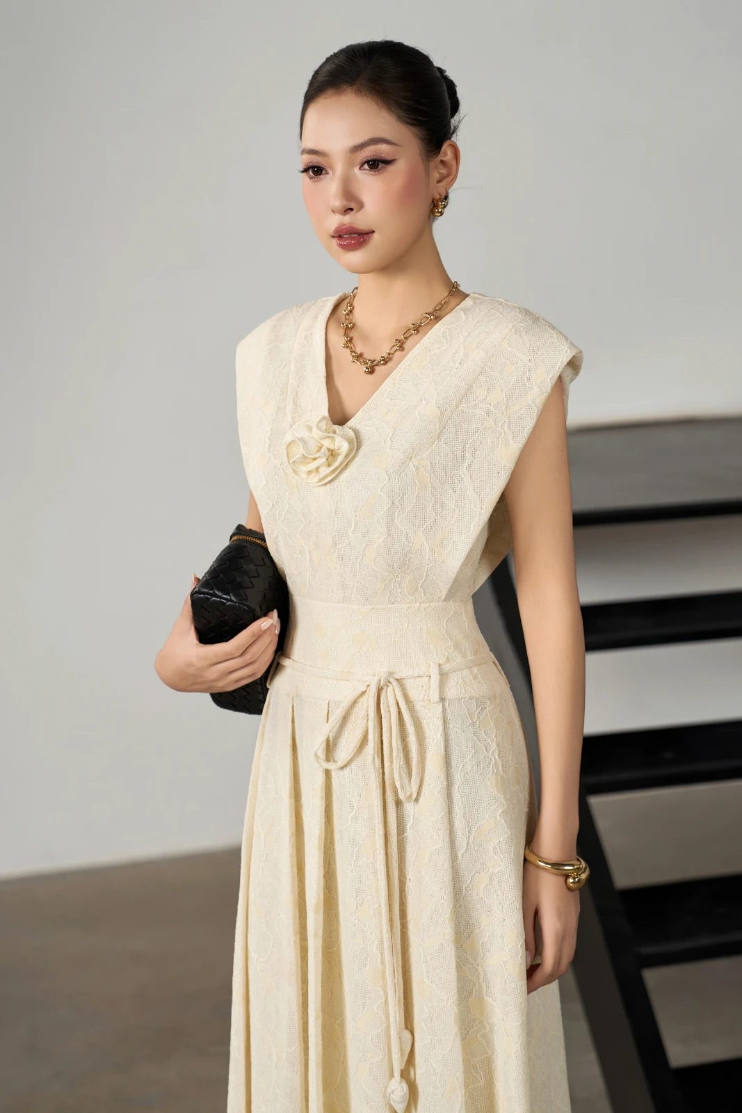 Ballerine Pleated Midi Dress - MEAN BLVD