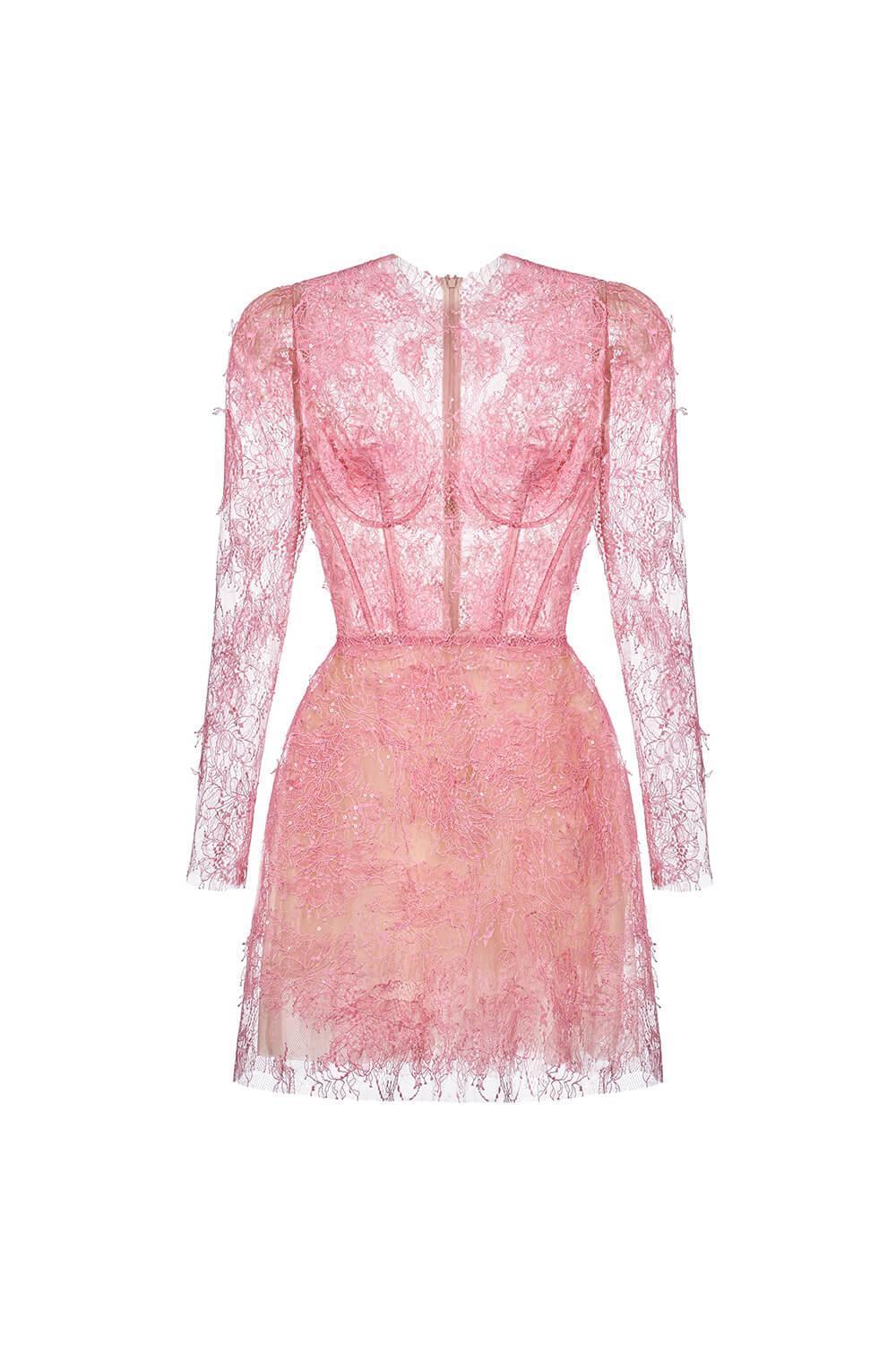 Beaded Lace Dress - MEAN BLVD