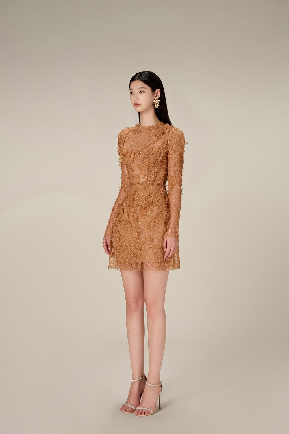 Beaded Lace Dress - MEAN BLVD