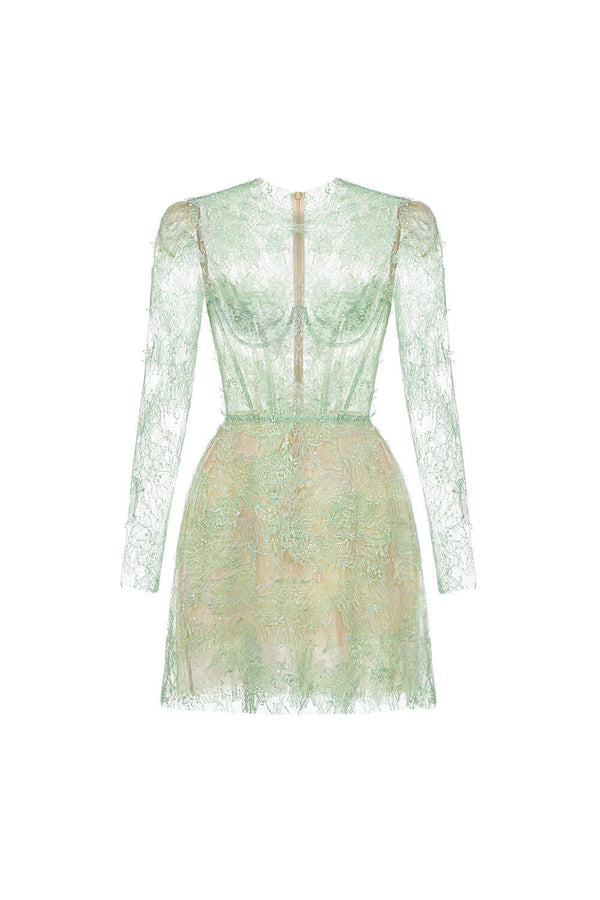 Beaded Lace Dress - MEAN BLVD