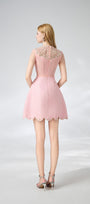Beasley A-line Short Sleeved Taffeta Mini Dress - MEAN BLVD