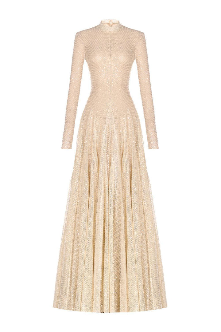 Beige Erytheia Dress - MEAN BLVD