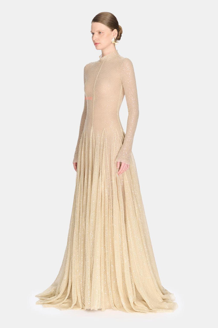 Beige Erytheia Dress - MEAN BLVD