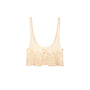 Beige Floral Tank Top - MEAN BLVD