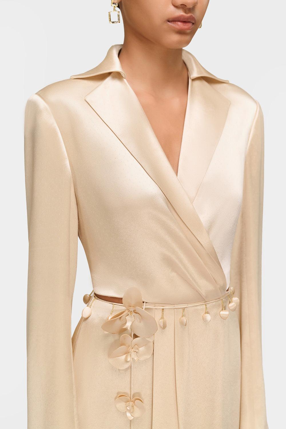 Beige Sarah Dress - MEAN BLVD