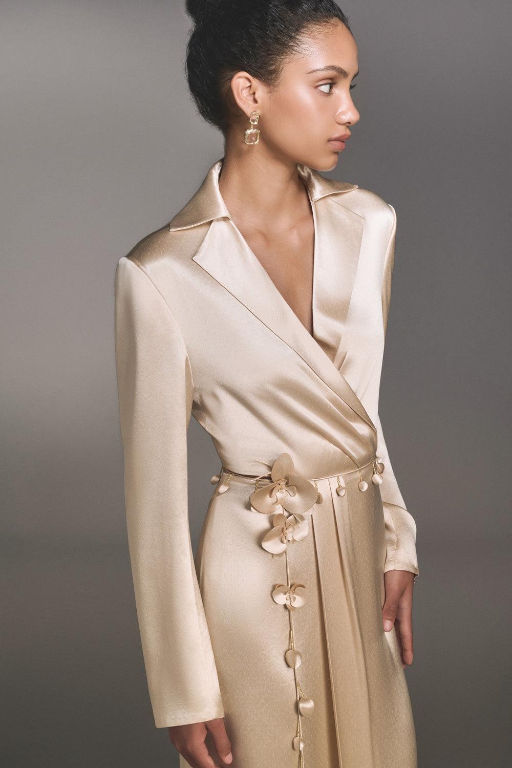 Beige Sarah Dress - MEAN BLVD