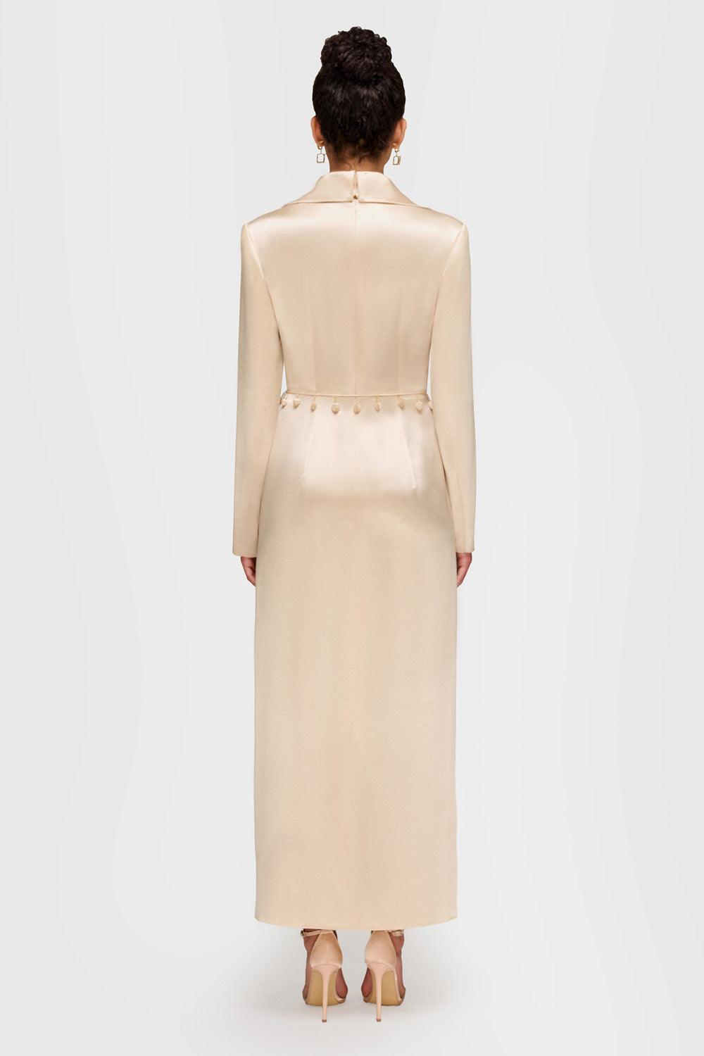 Beige Sarah Dress - MEAN BLVD