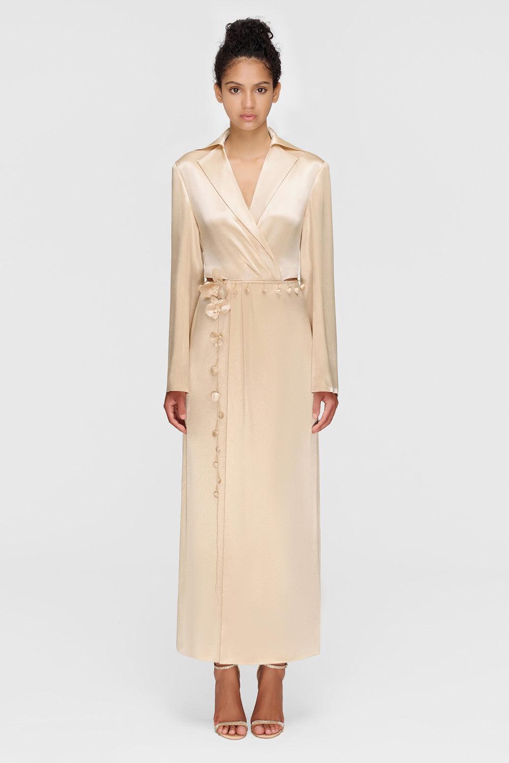 Beige Sarah Dress - MEAN BLVD