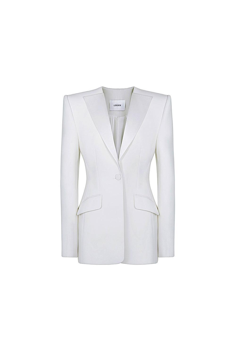 Belgrave Structured Flap Pocket Crepe Blazer - MEAN BLVD