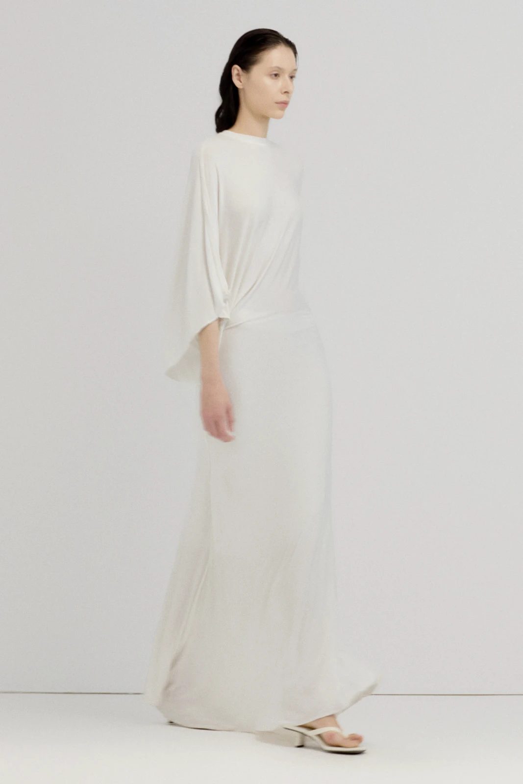 Berly Draped Maxi Dress - MEAN BLVD