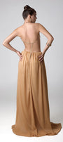 Betty Gathered Draped Chiffon Floor Length Skirt - MEAN BLVD