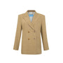 Beverly Straight Peak Lapel Cotton Denim Blazer - MEAN BLVD