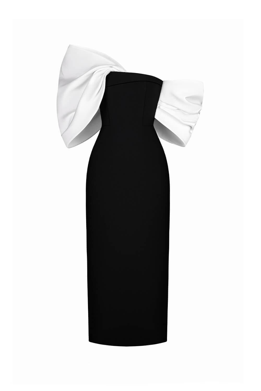 Black Big Bow Dress M Black Big Bow Dress M