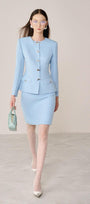 Bilion Pencil Plain Linen Cotton Mini Skirt - MEAN BLVD