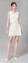 Billie A-line Back Zipper Lace Mini Skirt - MEAN BLVD