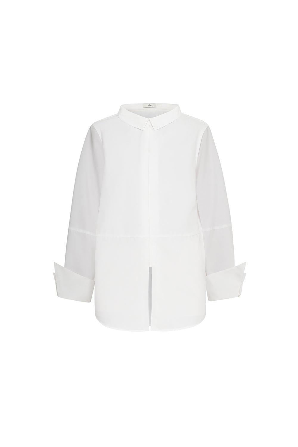 Blaire Straight Cuff Sleeved Poplin Shirt - MEAN BLVD