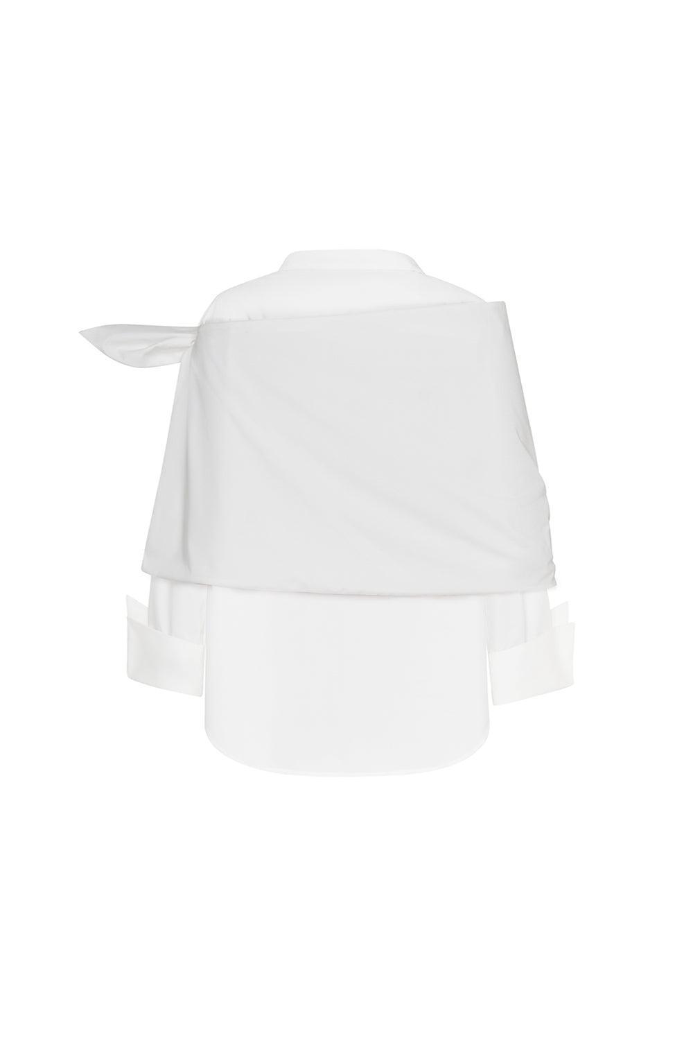 Blaire Straight Cuff Sleeved Poplin Shirt - MEAN BLVD