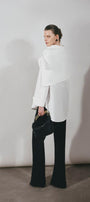 Blaire Straight Cuff Sleeved Poplin Shirt - MEAN BLVD