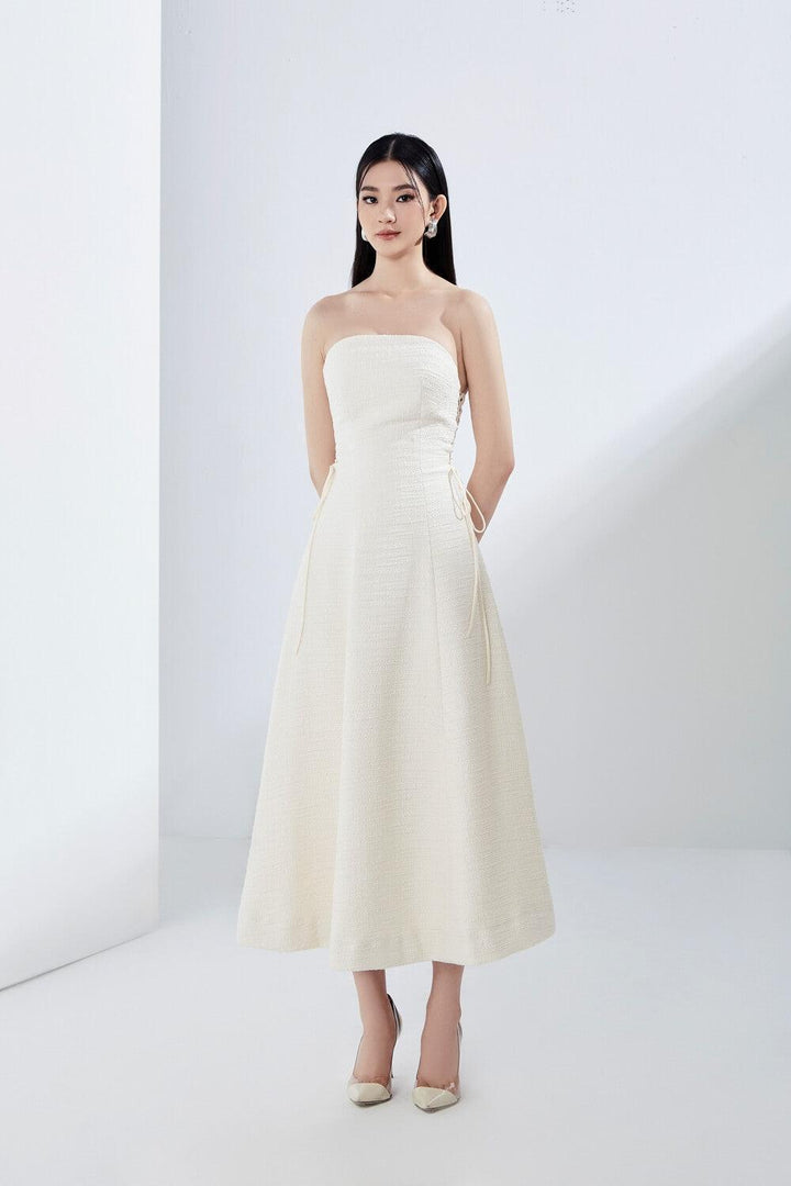 Blanc Strapless Dress MEAN BLVD