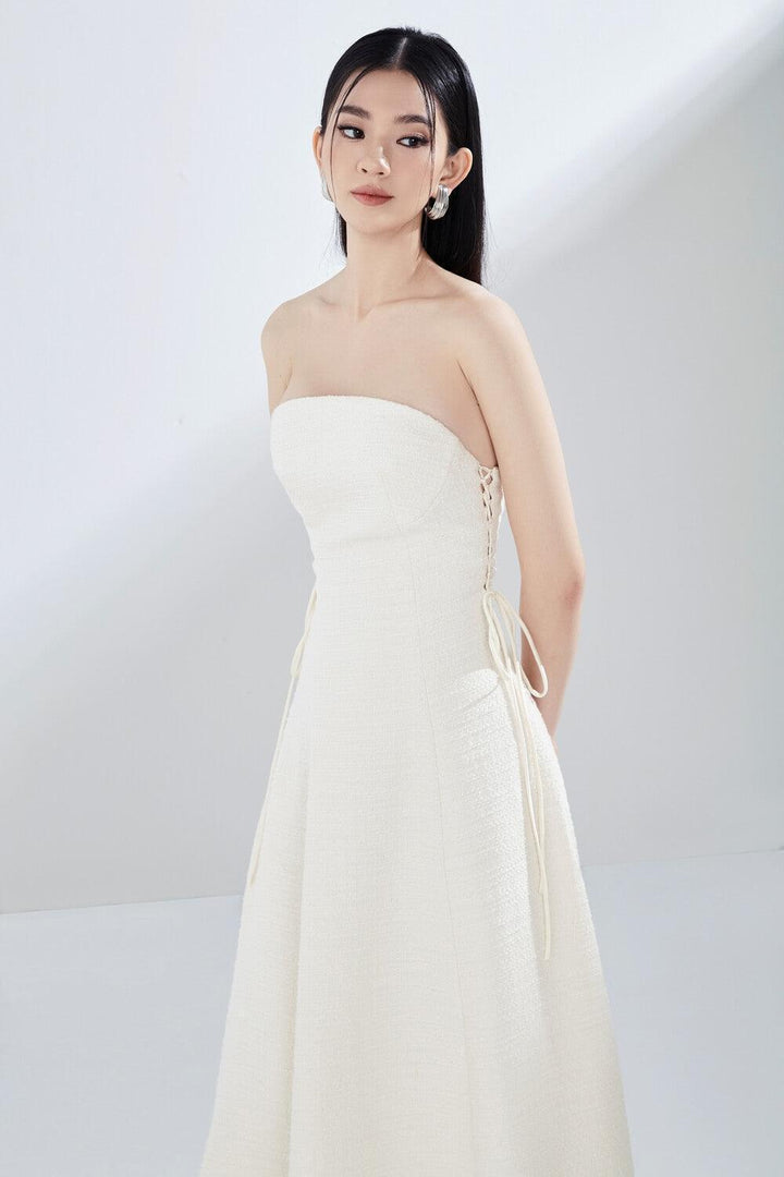 Blanc Strapless Dress MEAN BLVD