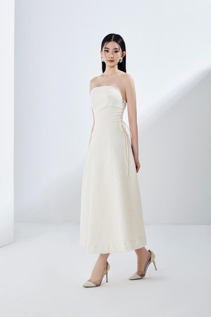 Blanc Strapless Dress MEAN BLVD