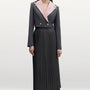 Arlette Cropped Long Sleeved Polyester Velvet Jacket - MEAN BLVD