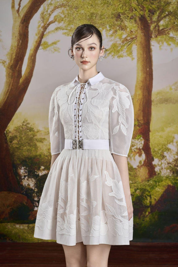 Lucid Bloom Puffy Dress - Hues