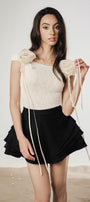 Blossom Bodycon Off-Shoulder Lace Top - MEAN BLVD