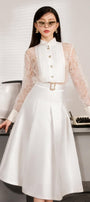 Bolie Straight Long Sleeved Lace Shirt - MEAN BLVD