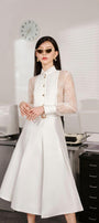 Bolie Straight Long Sleeved Lace Shirt - MEAN BLVD