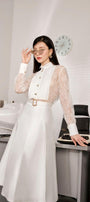 Bolie Straight Long Sleeved Lace Shirt - MEAN BLVD
